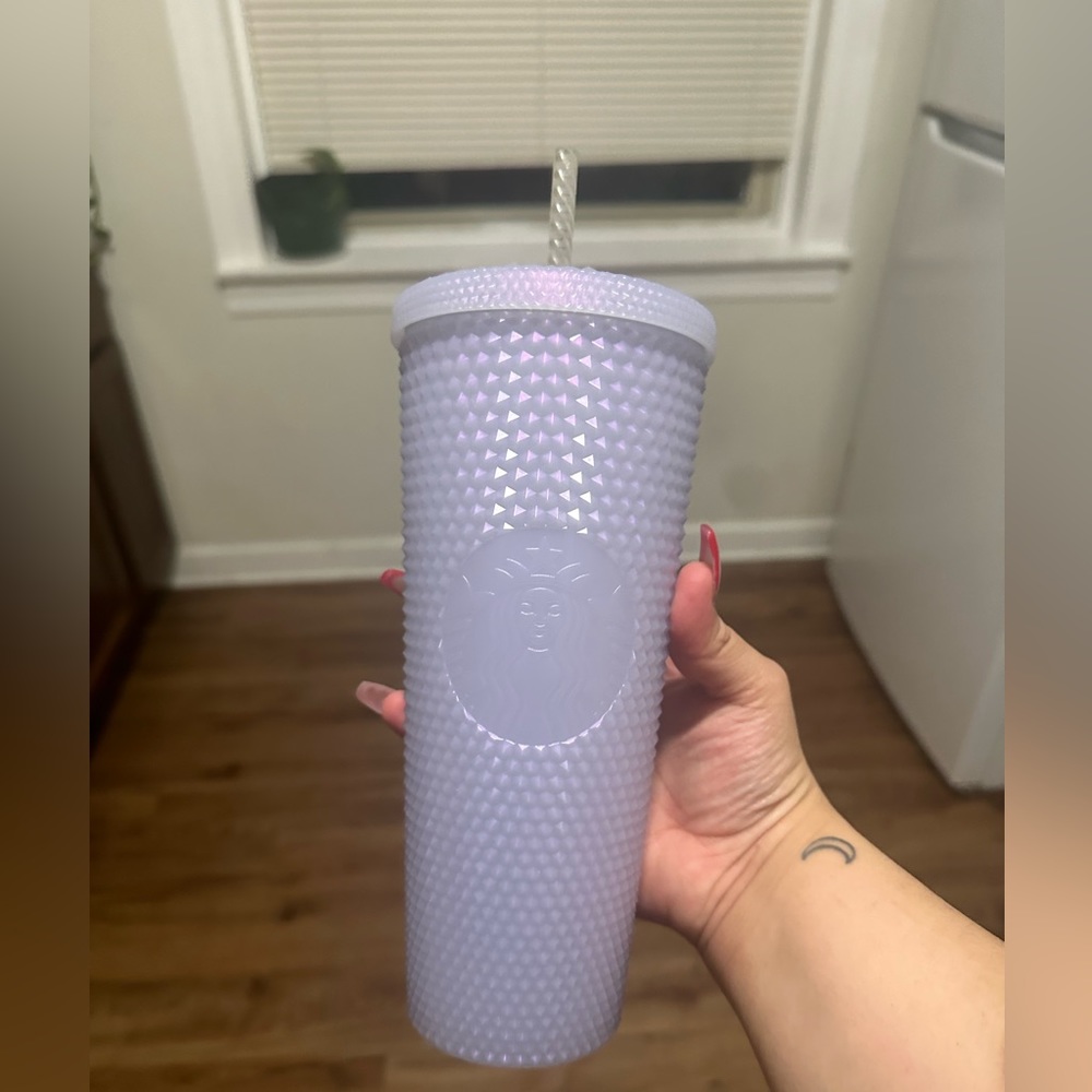 Venti icy purple studded starbucks cup
